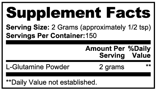 Naked Glutamine Glow
